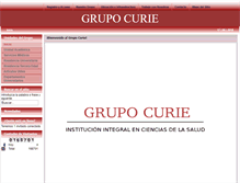 Tablet Screenshot of grupocurie.com